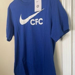 SIZE M NIKE CHELSEA FOOTBALL CLUB TEE